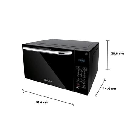 ไมโครเวฟระบบย่าง SHARP R-752PBK 25 ลิตร_3