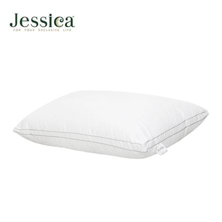 หมอนหนุน ใยสังเคราะห์ JESSICA LUXURY HOTEL 26055 50x72.5 ซม.สีขาว
