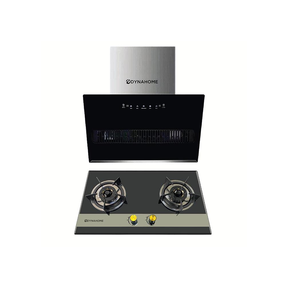 เตาฝัง+เครื่องดูดควัน DYNA HOME DH-ZM90BK+DH2000G