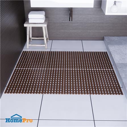 แผ่นกันลื่น HOME LIVING STYLE CARLIN 75X61 ซม. สีน้ำตาล_3