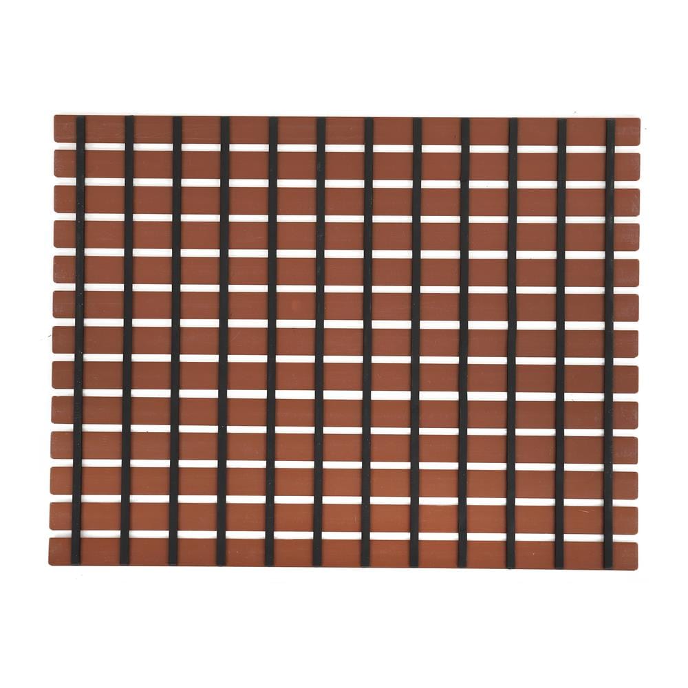 แผ่นกันลื่น HOME LIVING STYLE CARLIN 46X61 ซม. สีน้ำตาล