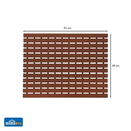 แผ่นกันลื่น HOME LIVING STYLE CARLIN 46X61 ซม. สีน้ำตาล_7
