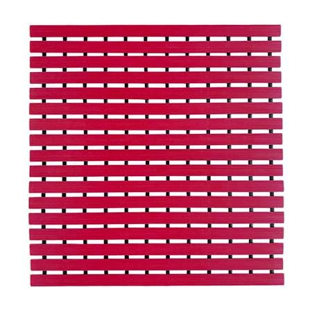 แผ่นกันลื่น HOME LIVING STYLE CARLIN 61X61 ซม. สีแดง