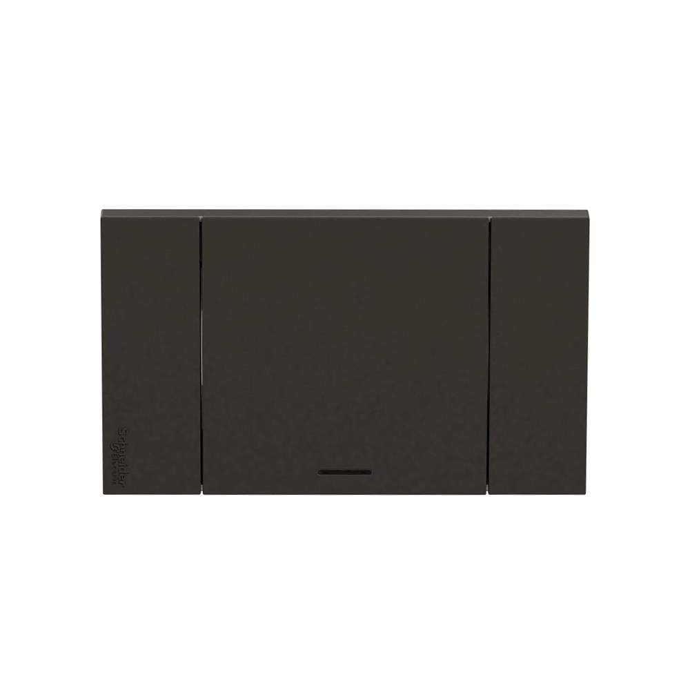 ชุดสวิตช์ทางเดียว 1 ช่อง SCHNEIDER  A7031F_BK สีดำ