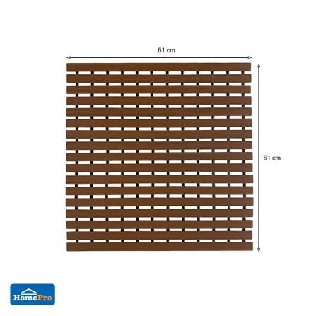 แผ่นกันลื่น HOME LIVING STYLE CARLIN 61X61 ซม. สีน้ำตาล_5