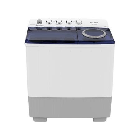 เครื่องซักผ้า 2 ถัง SHARP ES-TW200BL 20 กก. สีขาว_0