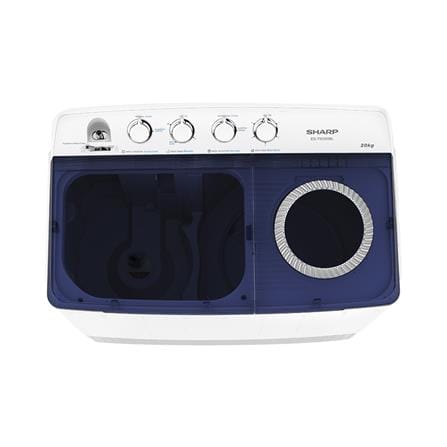 เครื่องซักผ้า 2 ถัง SHARP ES-TW200BL 20 กก. สีขาว_3