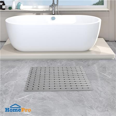 แผ่นกันลื่น HOME LIVING STYLE CARLIN 46X61 ซม. สีเทา_3