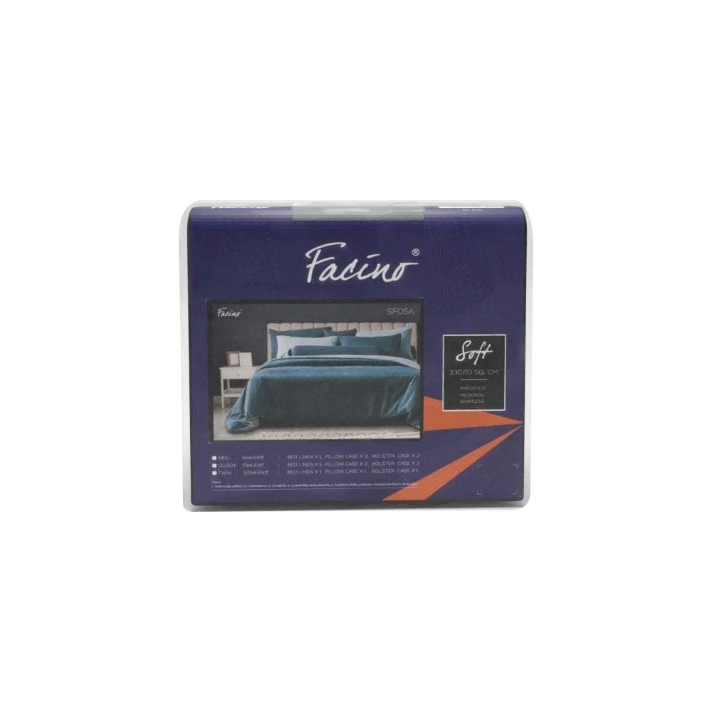 ชุดผ้าที่นอน 5 ฟุต 5 ชิ้น FACINO SOLID SF056