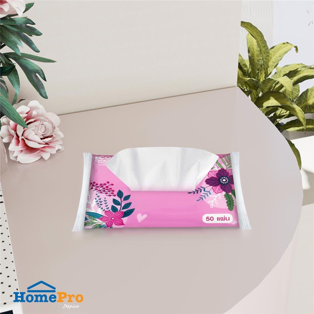 กระดาษเช็ดหน้าPORRIN POCKET PACK 50 แผ่น แพ็ค 6
