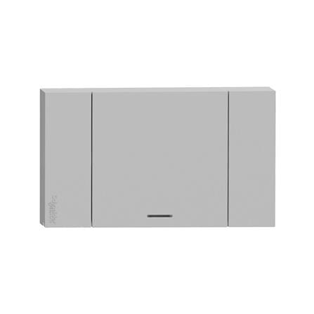 ชุดสวิตช์ทางเดียว 1 ช่อง SCHNEIDER A7031F_GY สีเทา