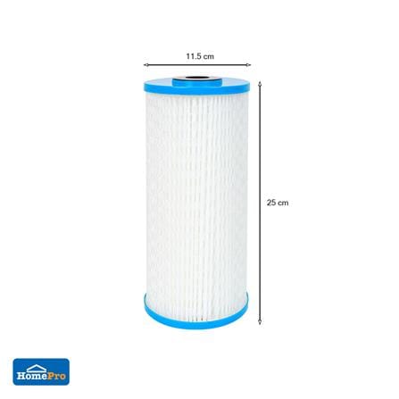 ไส้กรองแบบจีบมีตาข่าย DEXZON 10X4.5 นิ้ว 10 ไมครอน_4
