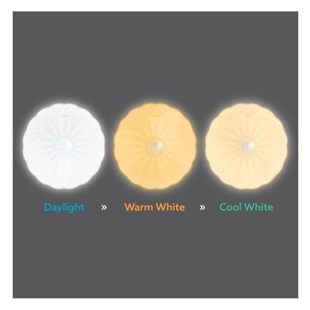 ไฟเพดาน LED LAMPTAN MAGNOLIA 15 นิ้ว 36 วัตต์ DAYLIGHT/COOL WHITE/WARM WHITE สีขาว_5