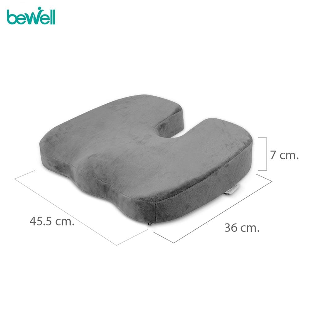 เบาะรองนั่งเพื่อสุขภาพ BEWELL HT-1 GY สีเทา