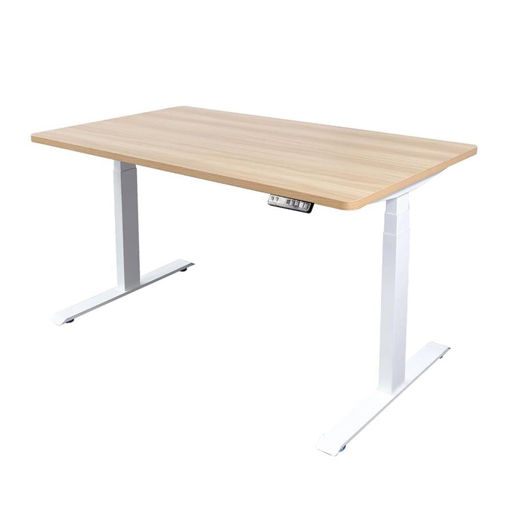 D.I.Y. โต๊ะทำงานปรับระดับ BEWELL ERGO 160X80 ซม. สีโอ๊ค/ขาว