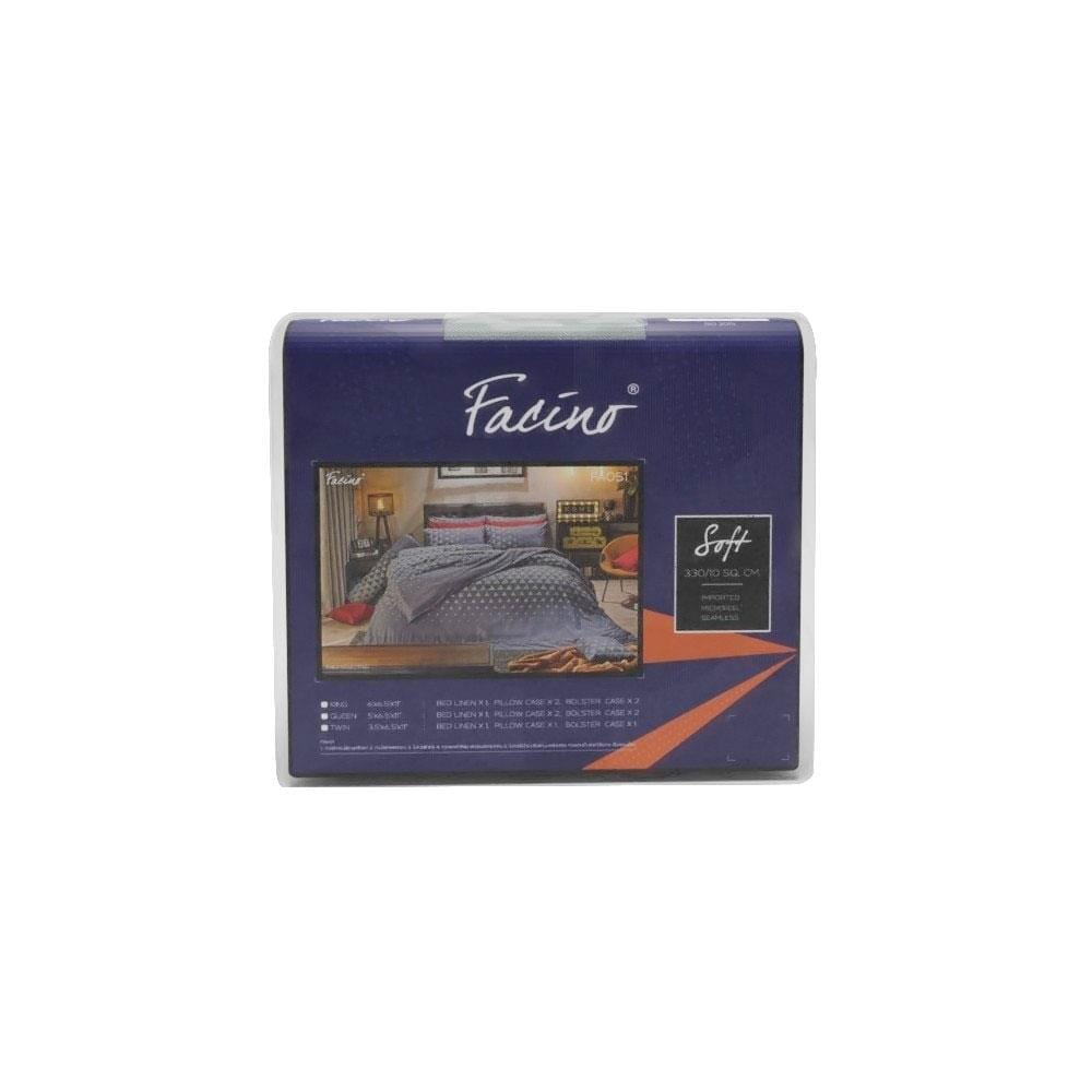 ชุดผ้าปูที่นอน 5 ฟุต 5 ชิ้น  FACINO PRINT FA051