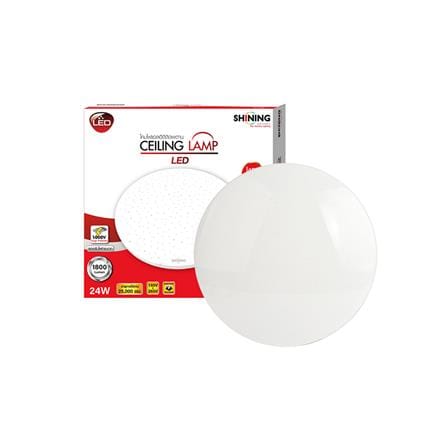 ไฟเพดาน LED SHINING S-CE02465C-1A 15 นิ้ว 24 วัตต์ DAYLIGHT สีขาว_6