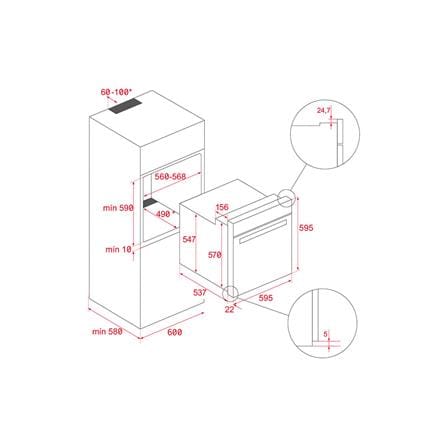 เตาอบฝังดิจิตอล TEKA HLB 8416 BK AIRFRY_3