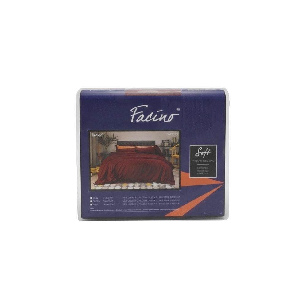 ชุดผ้าปูที่นอน 3.5 ฟุต 3 ชิ้น FACINO PRINT FA050