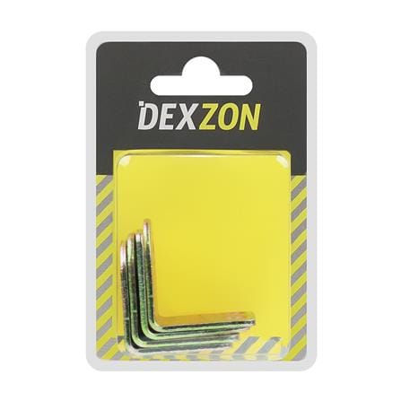 เหล็กฉากตัว L DEXZON SA-3H 3 รู แพ็ก 4 ชิ้น_2