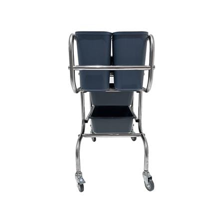รถเข็น 3 ชั้น STACKO CANTEEN C 85X45.5X90 ซม. สีเทา_2