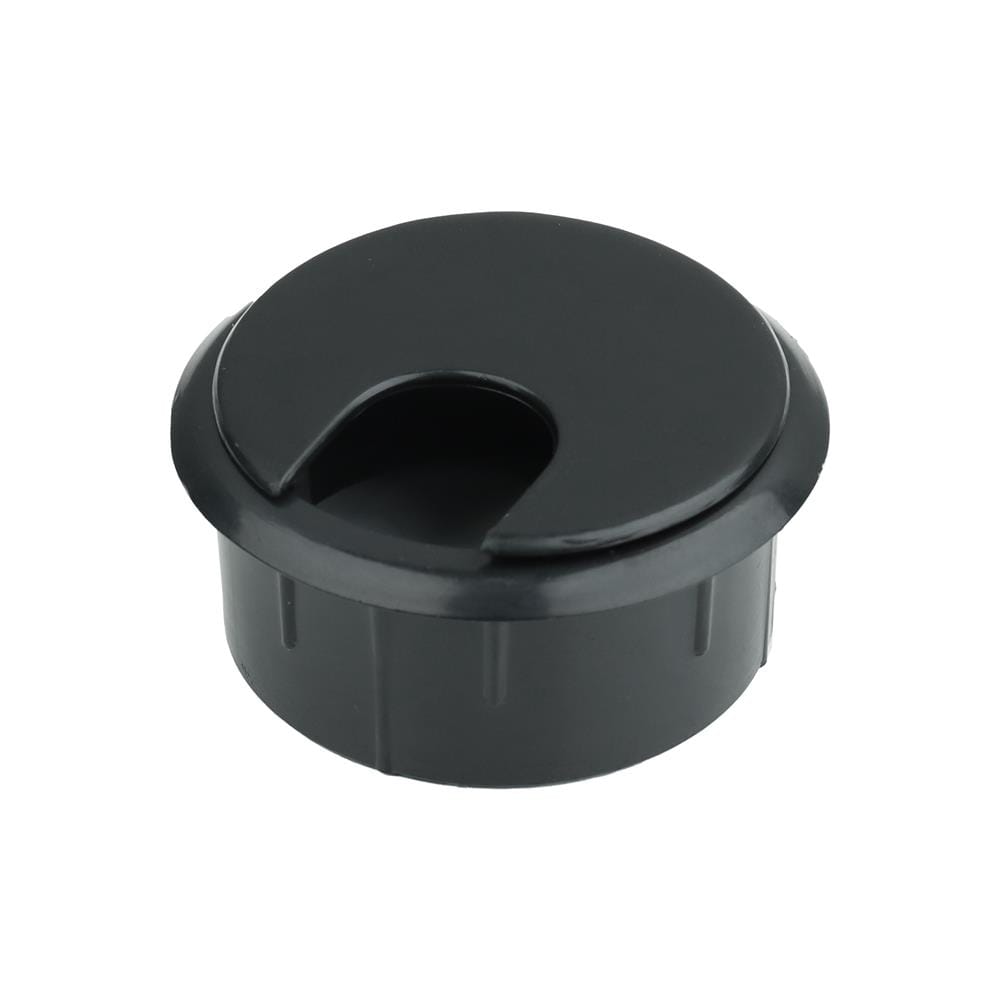 ช่องร้อยสายไฟกลม DEXZON CC-2O สีดำ 2 ชิ้น