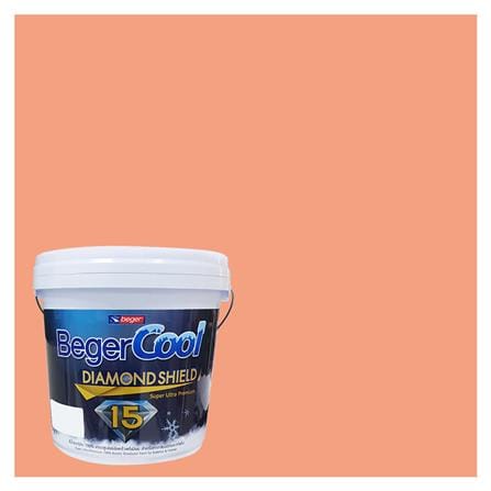 สีน้ำทาภายนอก BEGER COOL DIAMONDSHIELD 15 สี COUNTRY GARDEN #107-5 กึ่งเงา 9 ลิตร_0