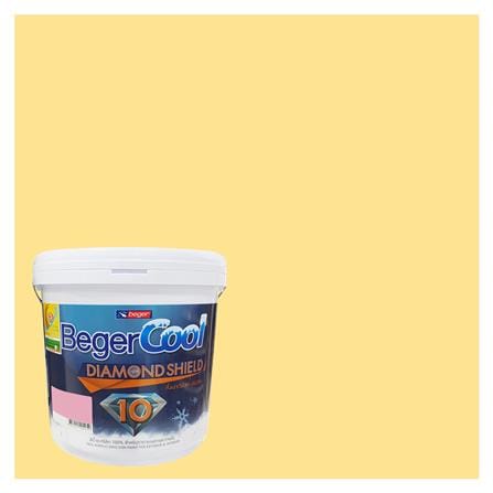 สีน้ำทาภายนอก ชนิดกึ่งเงา BEGERCOOL DIAMONDSHIELD 10 088-4 สี TEQUILA SUNRISE 9 ลิตร_0