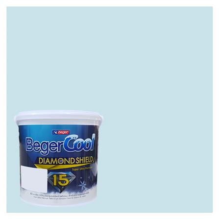 สีน้ำทาภายนอก BEGER COOL DIAMONDSHIELD 15 สี BEAUTIFUL DAY #032-2 กึ่งเงา 9 ลิต_0