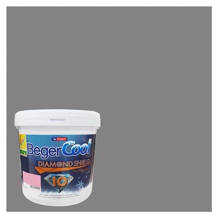 สีน้ำทาภายนอก ชนิดกึ่งเงา BEGER COOL DIAMONDSHIELD 10 140-4 สี CASTLEGATE 9 ลิตร_0