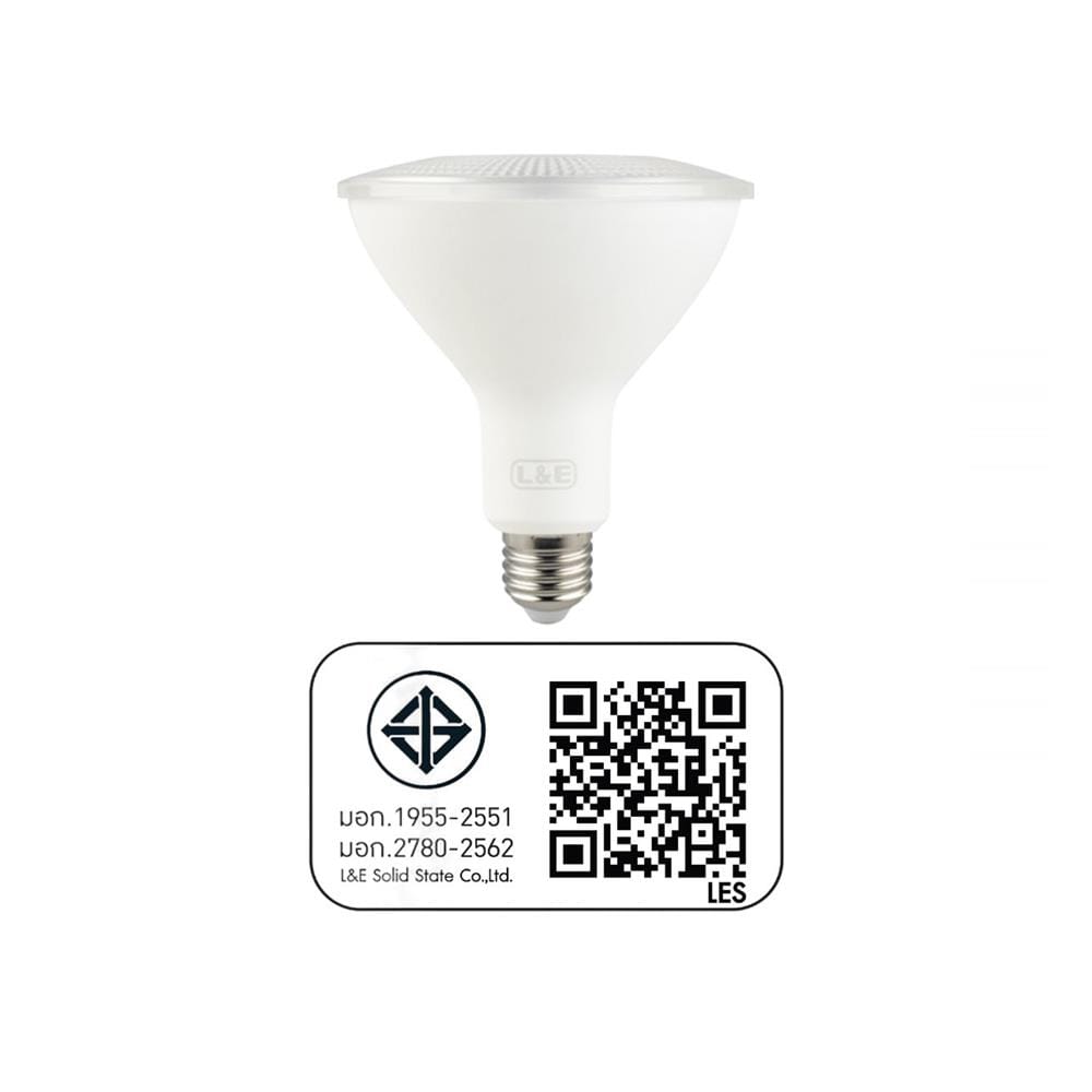 หลอด LED L&E PAR30 10 วัตต์ WARMWHITE E27