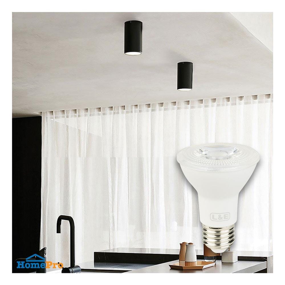 หลอด LED L&E PAR20 6 วัตต์ WARMWHITE E27