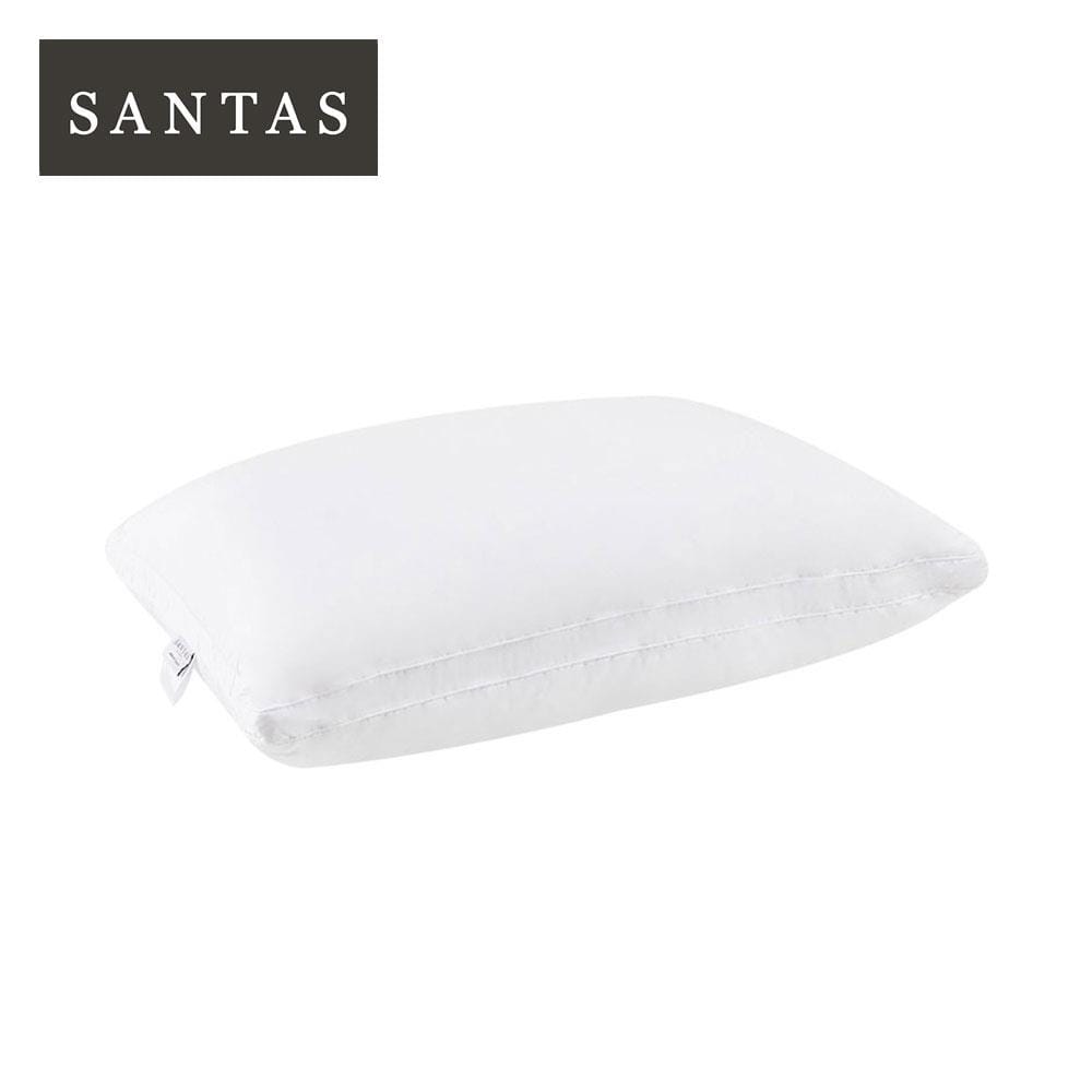 หมอนหนุน ใยสังเคราะห์ SANTAS HYBRID FIRM 19x29 นิ้ว สีขาว