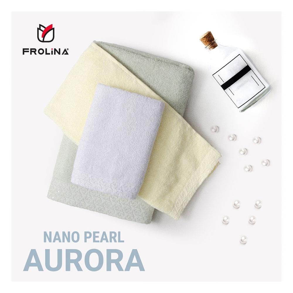 ผ้าขนหนู FROLINA NANO PEARL 27X54 นิ้ว สีเทา