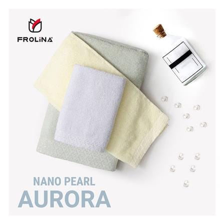 ผ้าขนหนู FROLINA NANO PEARL 27X54 นิ้ว สีเทา_12