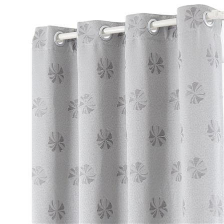 ผ้าม่าน EYELET HOME LIVING STYLE DEBORAH UV 140X220 ซม. สีเทา_1