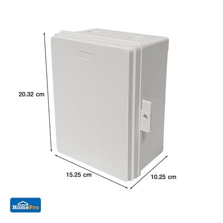 ตู้กันน้ำฝาทึบ ELECKTA 6x8 นิ้ว สีขาว_3