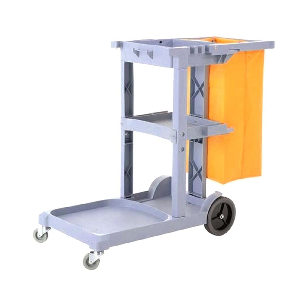 รถเข็นจัดเก็บอุปกรณ์ทำความสะอาด ACCO 119x52x96 ซม. สีเทา