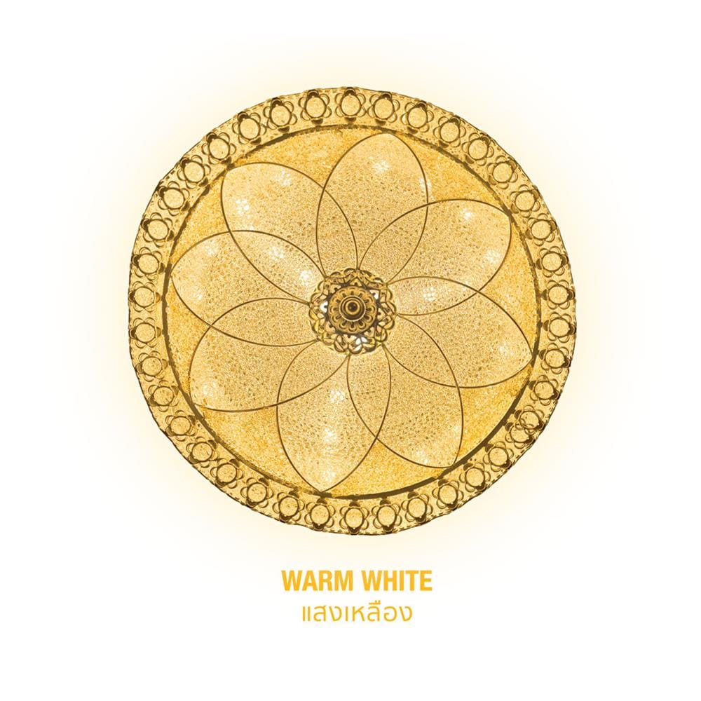 ไฟเพดาน LED LAMPTAN FLORIA EDGE 18 นิ้ว 36 วัตต์ DAYLIGHT/COOL WHITE/WARM WHITE สีขาว