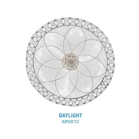 ไฟเพดาน LED LAMPTAN FLORIA EDGE 18 นิ้ว 36 วัตต์ DAYLIGHT/COOL WHITE/WARM WHITE สีขาว_3