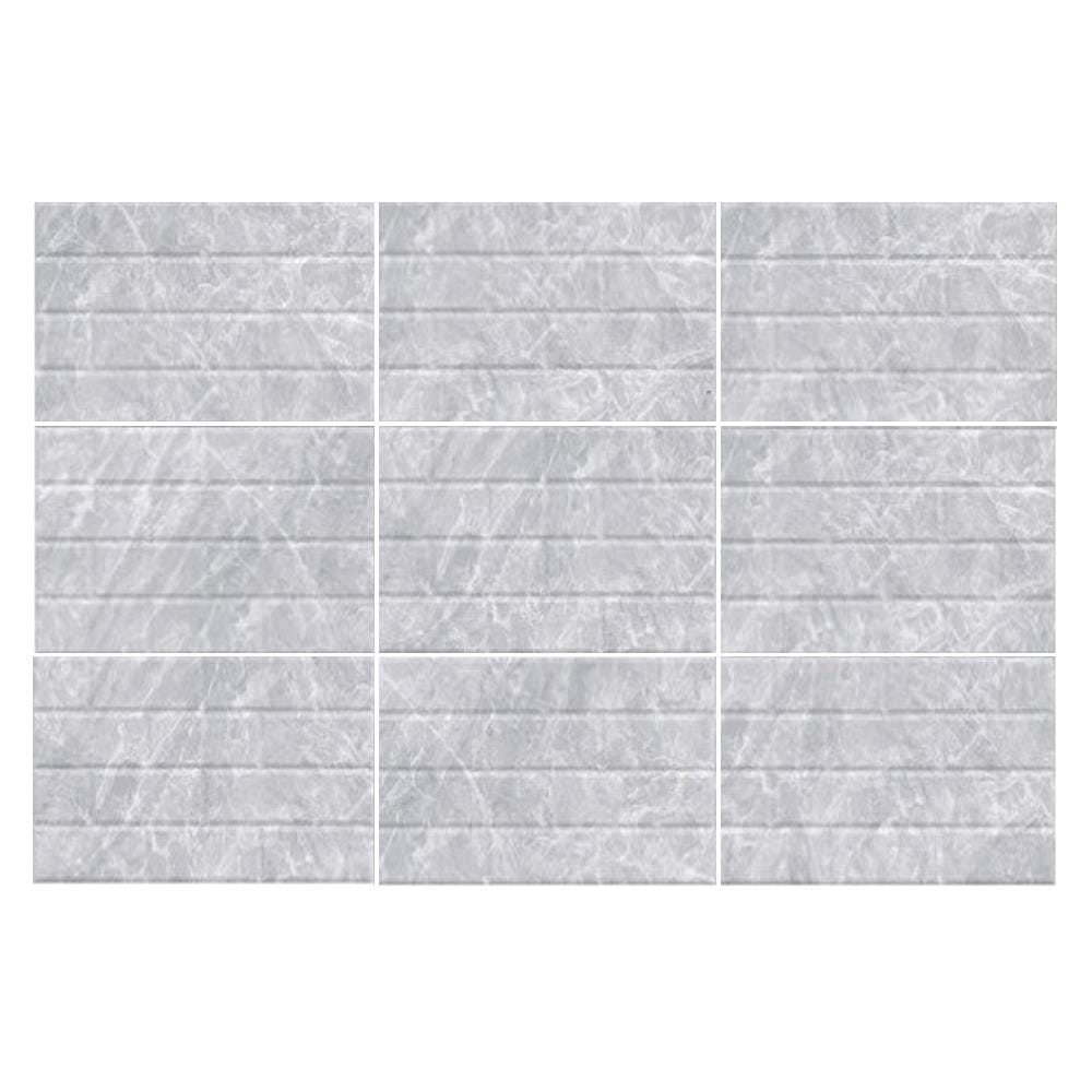 กระเบื้องผนัง 12x18 นิ้ว COTTO บลิซ บริค เทา (EXC) II 1.08M2