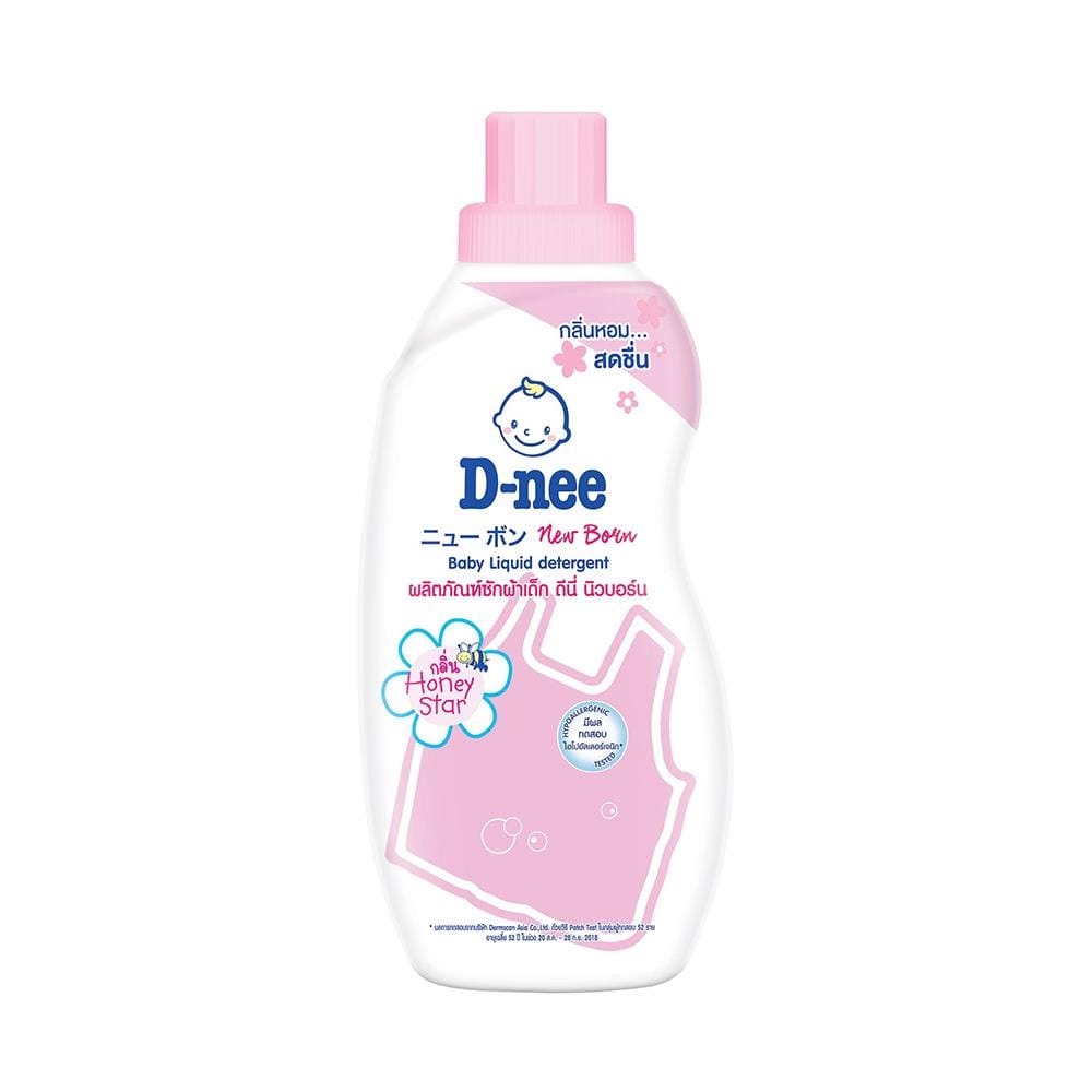 น้ำยาซักผ้า D-nee นิวบอร์น ฮันนี่ สตาร์ 700+600 มล.
