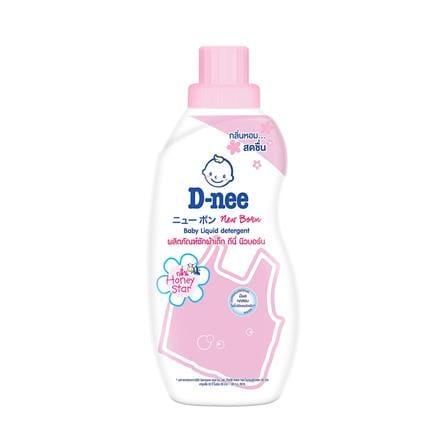 น้ำยาซักผ้า D-nee นิวบอร์น ฮันนี่ สตาร์ 700+600 มล._1