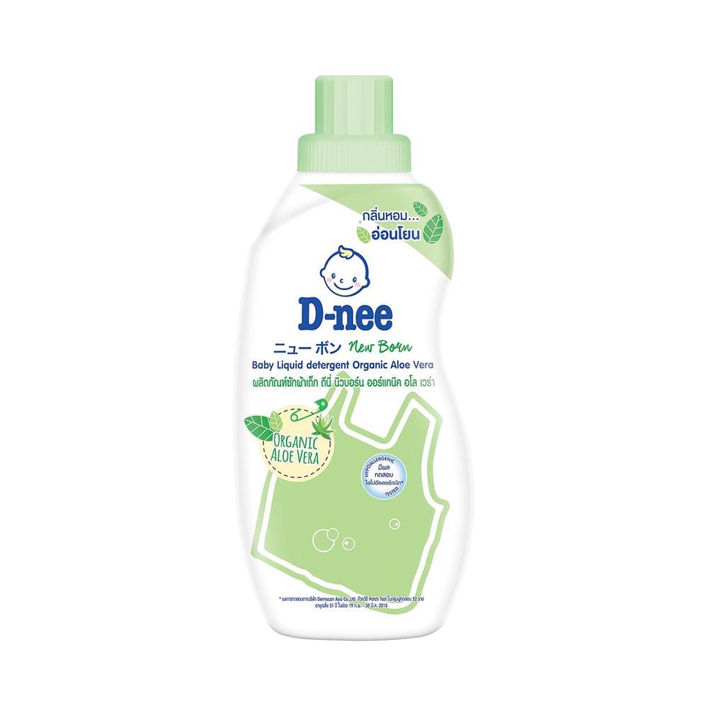 น้ำยาซักผ้า D-nee นิวบอร์น ออแกนิค อโล เวร่า 700+600 มล.