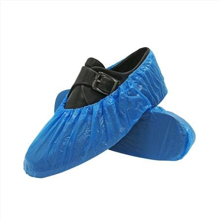 ถุงคลุมรองเท้าพลาสติก MICROTEX แบบสั้น แพ็ก 50 คู่ สีฟ้า_0