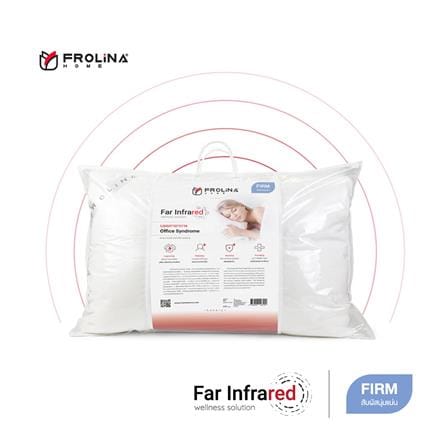 หมอนหนุน ใยสังเคราะห์ FROLINA INFRARED FIRM 19x29 นิ้ว สีขาว_12