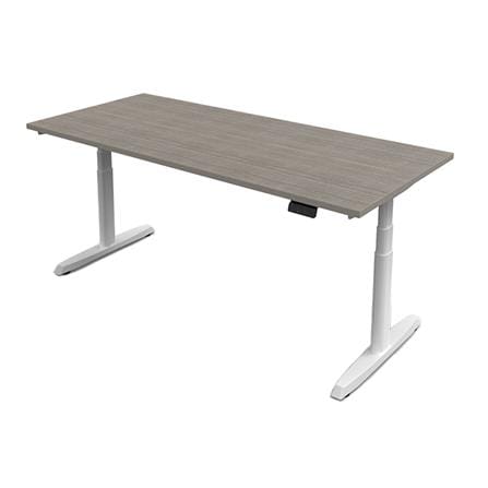 โต๊ะทำงานปรับระดับ ERGOTREND SIT 2 STAND GEN5 120 ซม. สี COMBI GREY/ขาว