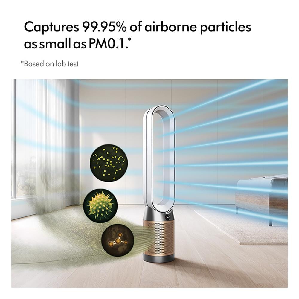AIR PURIFIER DYSON TP09 PCOOL WHITE/GOLD 27SQ.M