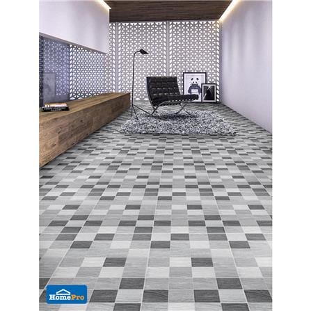 กระเบื้องพื้น 16x16 นิ้ว TARA เบรนตัน วู๊ด มิกซ์ เทา PM 0.96 ตร.ม._4