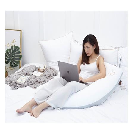 หมอน KOMFY KOMFORT HUG J SHAPE สีขาว_4